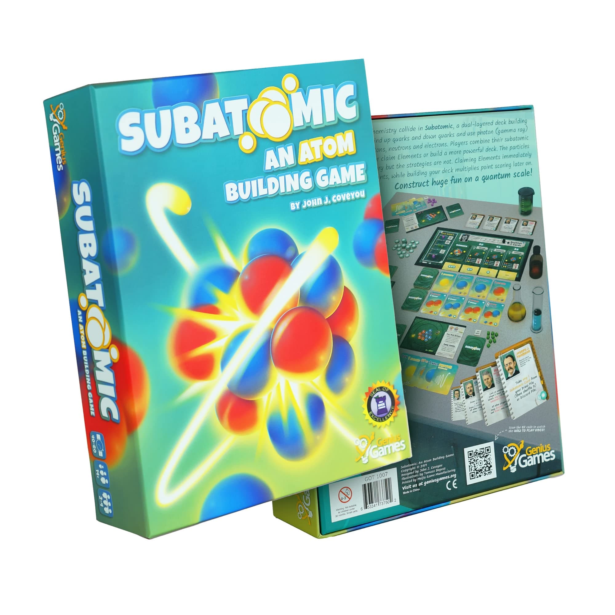 Genius Games Subatomic - An Atom Building Card Game - Educational Physics Learning Toy for Children - 2-4 Players - Age 10 Plus - Quick Play - Fun Kids STEM Strategy Resource - Learn Science 07