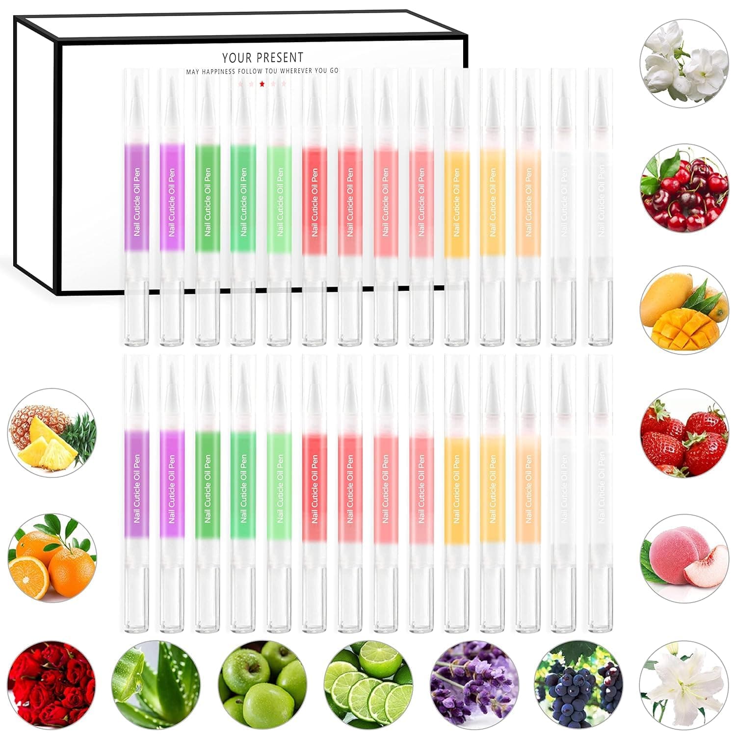 14 Pcs Nail Cuticle Oils
