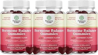 Hormone Balance for Women Gummies of All Ages - PMS Support Supplement for Women to Regulate Menstrual Cycle & Hormonal Balance Menopause & Mood Swings with Vitamin B6 & Dong Quai - 60 Chews - 3 pack