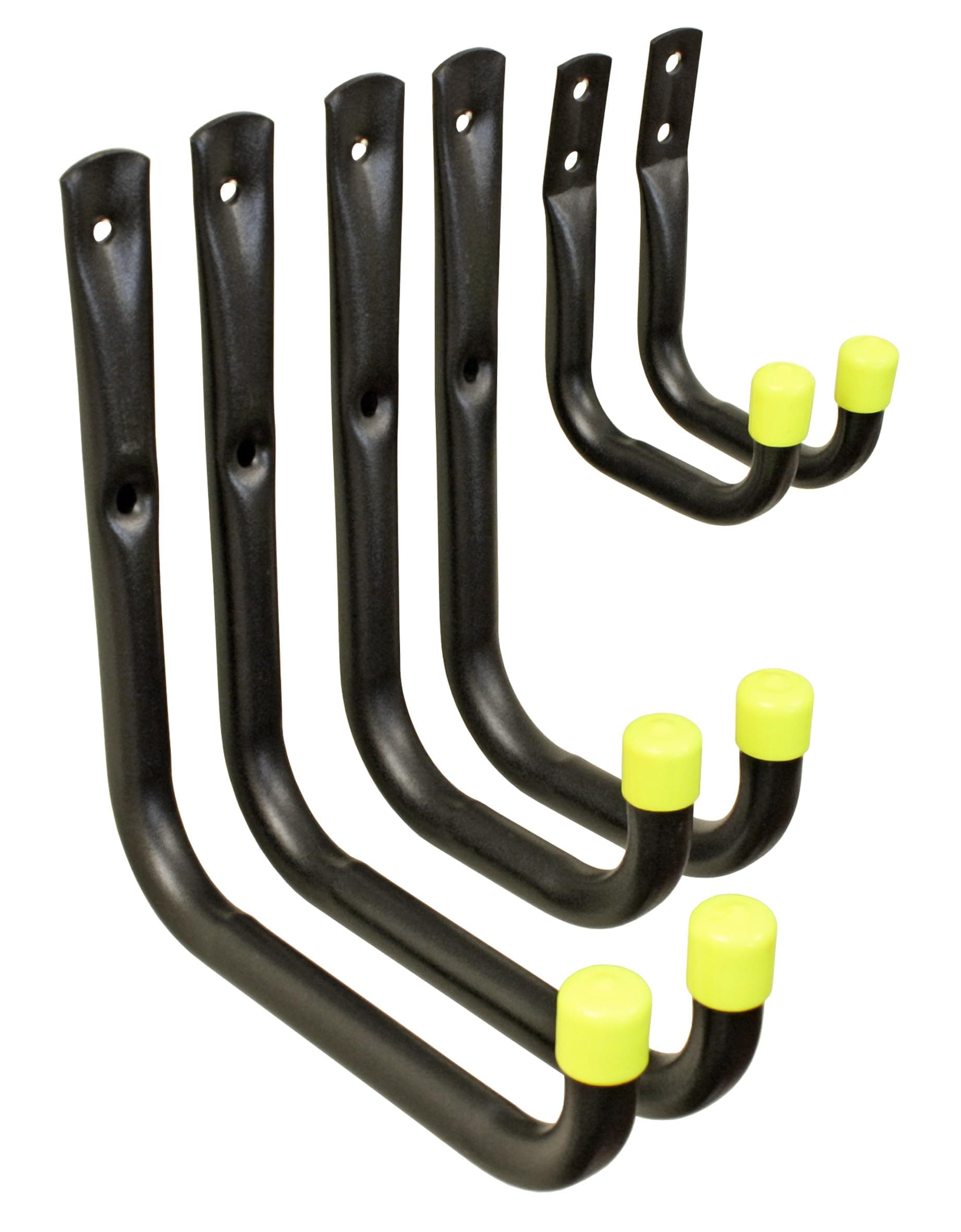 keypak Universal Heavy Duty Garage Storage Hooks Set (6 Pack)