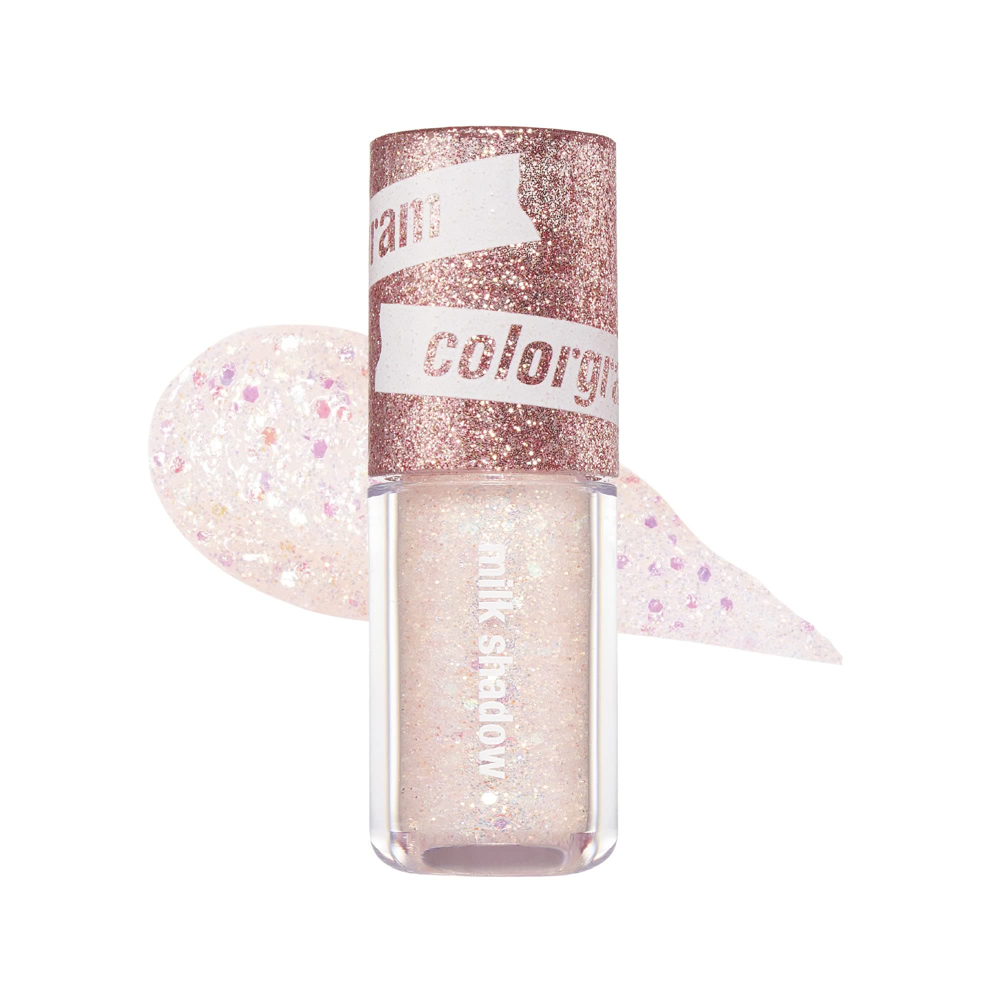 Colorgram Milk Bling Shadow 3.2G - True Beauty K-Drama MakEUp, Long Wearing Liquid Twinkle Under Eye MakEUp Shadow, Zero Pearl Scattering (01 Double Star)