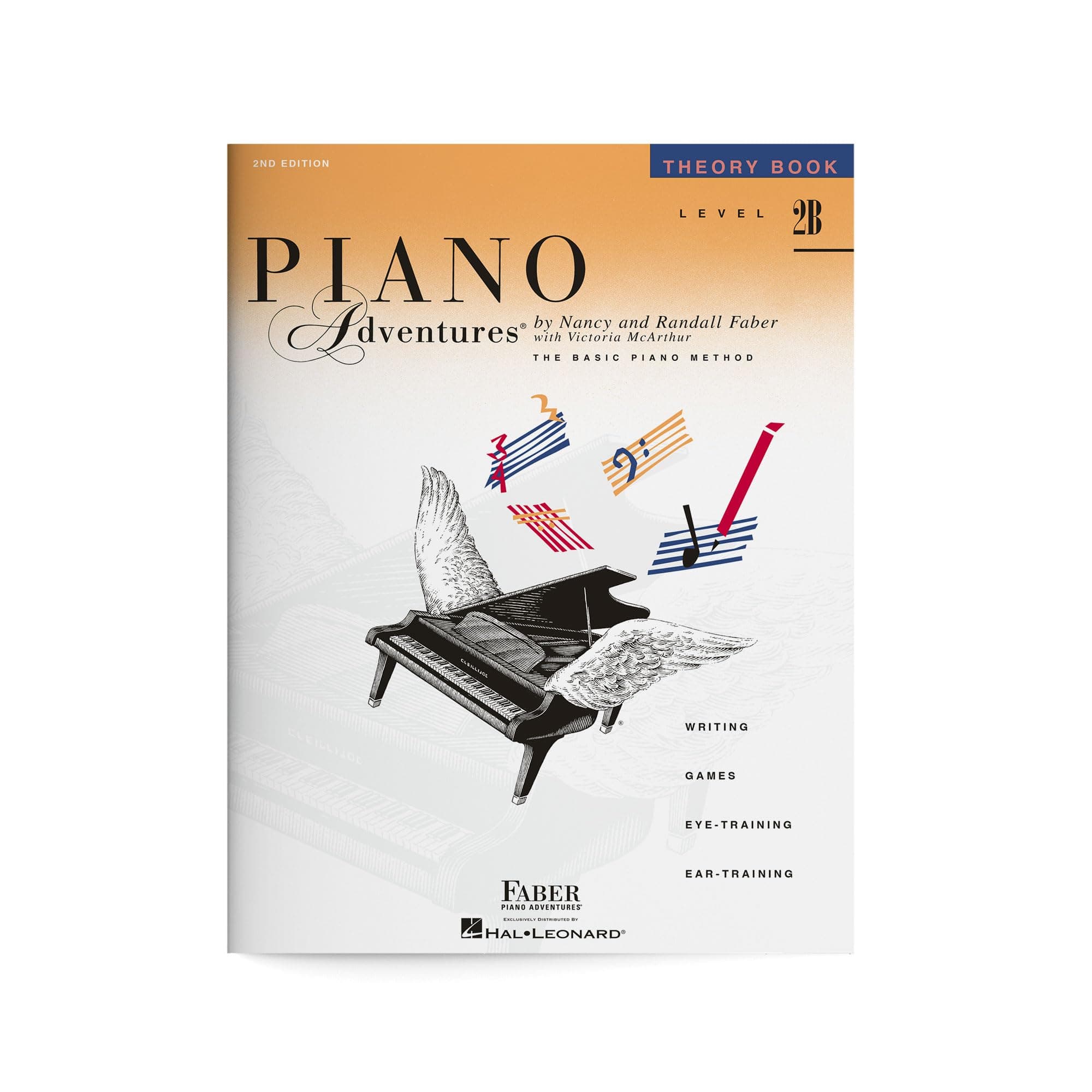 Piano Adventures: Theory Book - Level 2B, 2nd Edition | Beginner Sheet Music Theory Workbook | Learn Chords Rhythm and Scales in C G F | Faber Piano Method Book with Ear Training and Sight Reading
