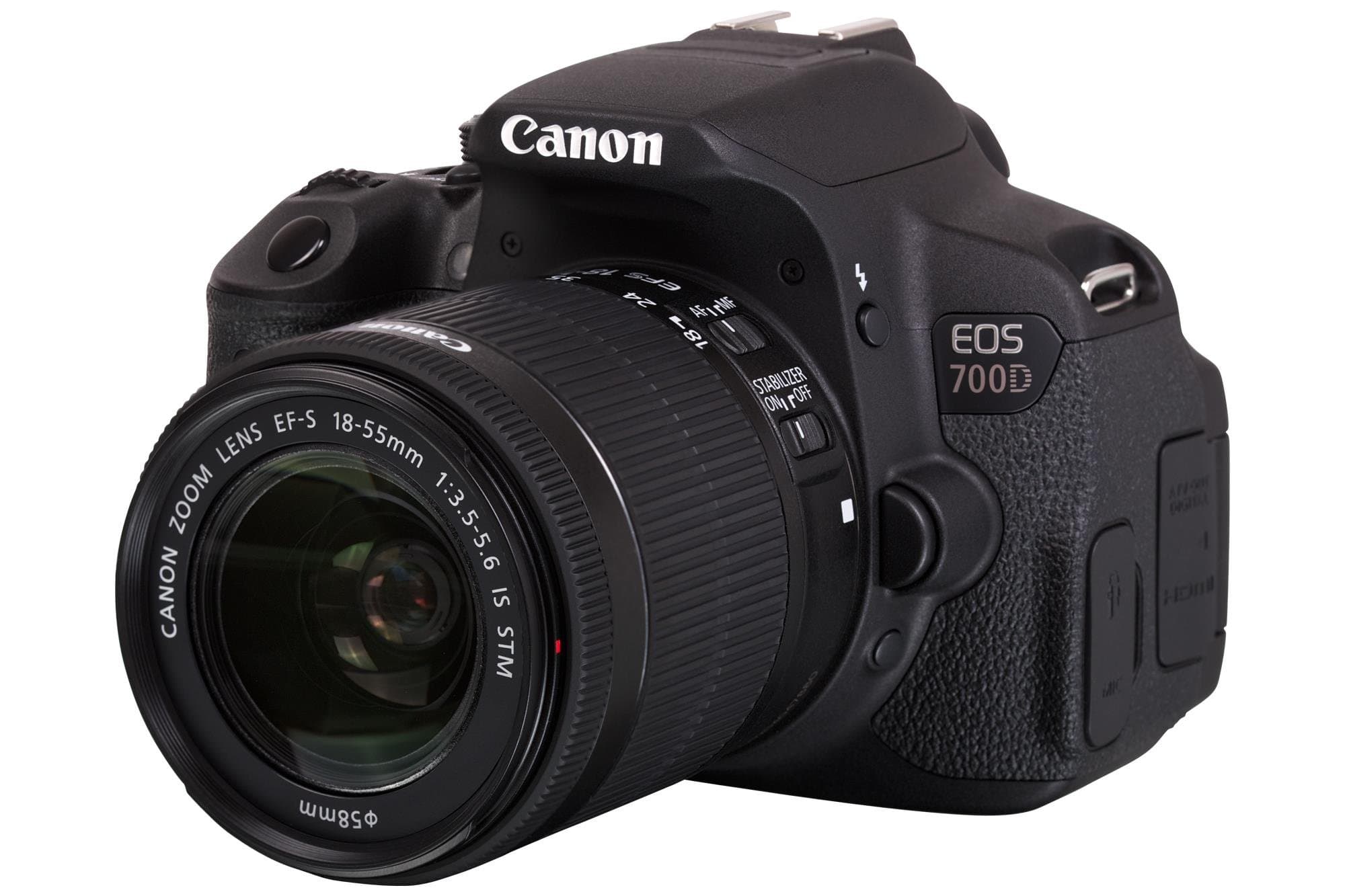 Canon EOS 700D Digital SLR Camera - (EF-S 18-55mm f/3.5-5.6 IS STM Lens, 18MP, CMOS Sensor) 3 inch LCD