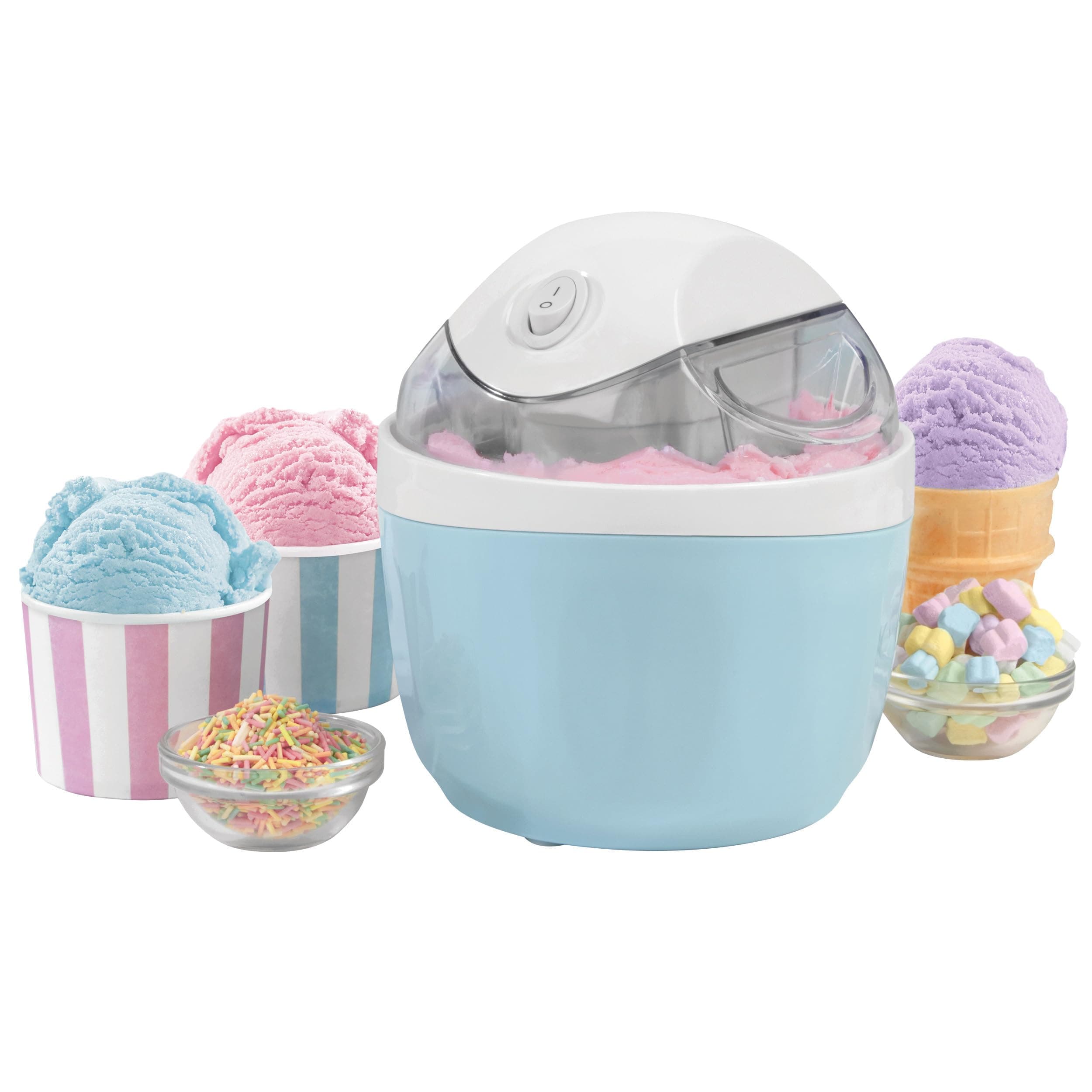 Giles & Posner 0.5 Liter Ice Cream Maker Sorbet Blue