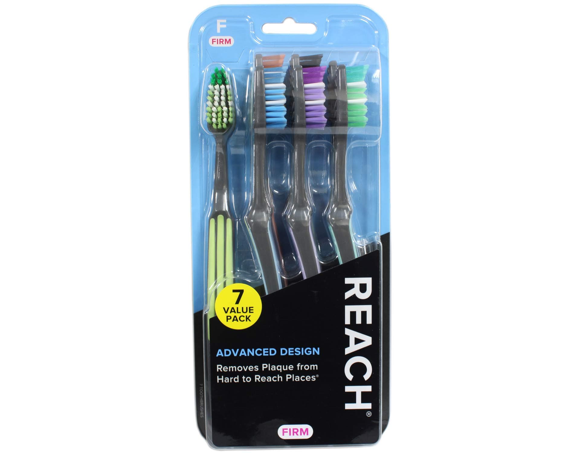Advanced Design Adult Toothbrush, Firm, 7 Count