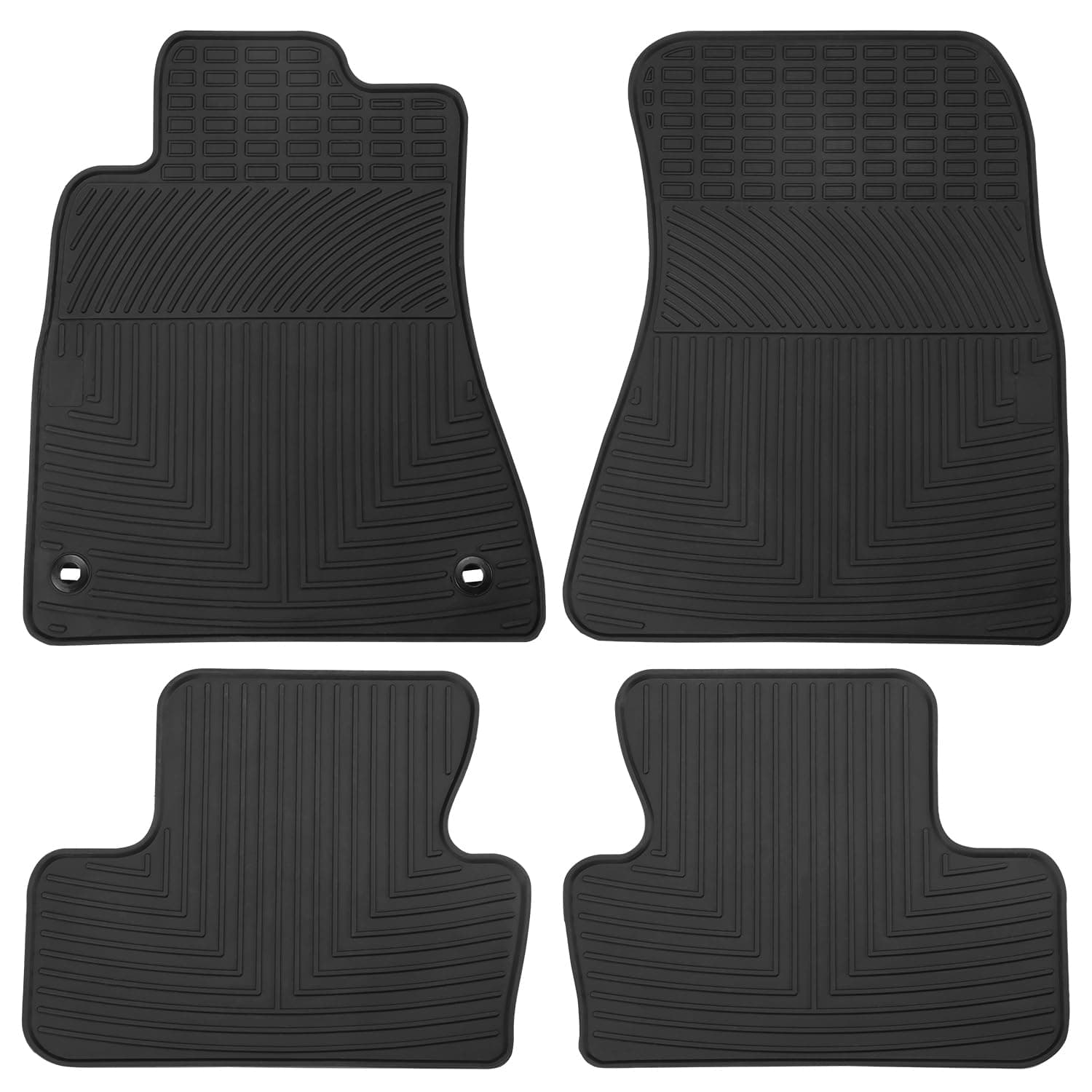 Car Floor Mats Custom Fit for Lexus is 2005-2013 IS350 IS250 Black Rubber Auto Liner Mats All Weather Protection Heavy Duty Odorless