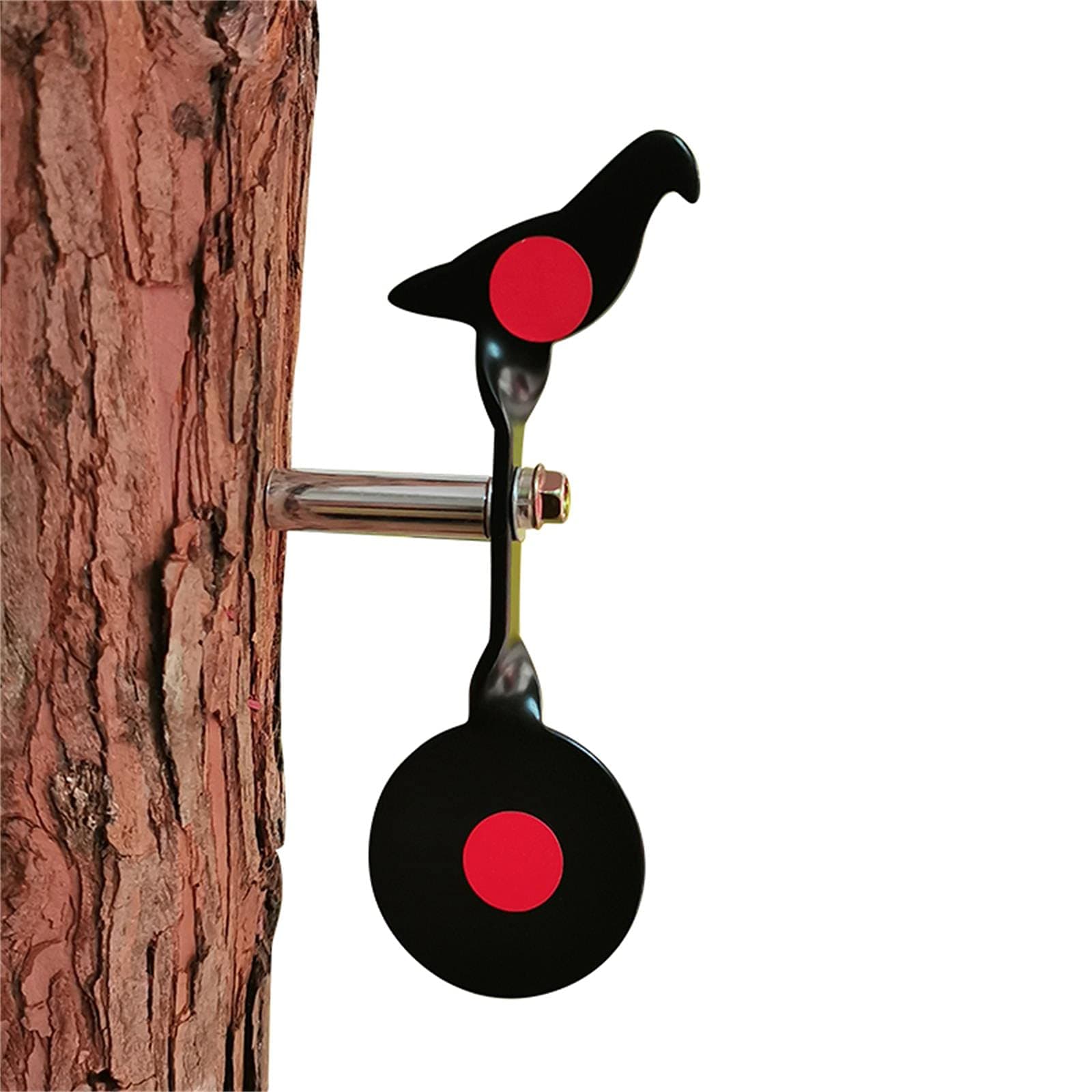 Small Spinner Air Gun Target - Screwed-Type Steel Plinking for Bird Bear BB Gun and Slingshot