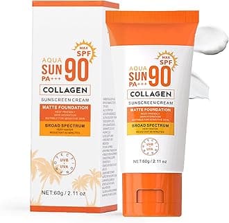 SPF 90 Sunscreen - SPF Face Moisturiser - High Protection SPF 90 PA+++ Suncream - Long Lasting & Non-greasy Sunscreen - Face sunscreen for Daily Use, Travel & Outdoor Activities