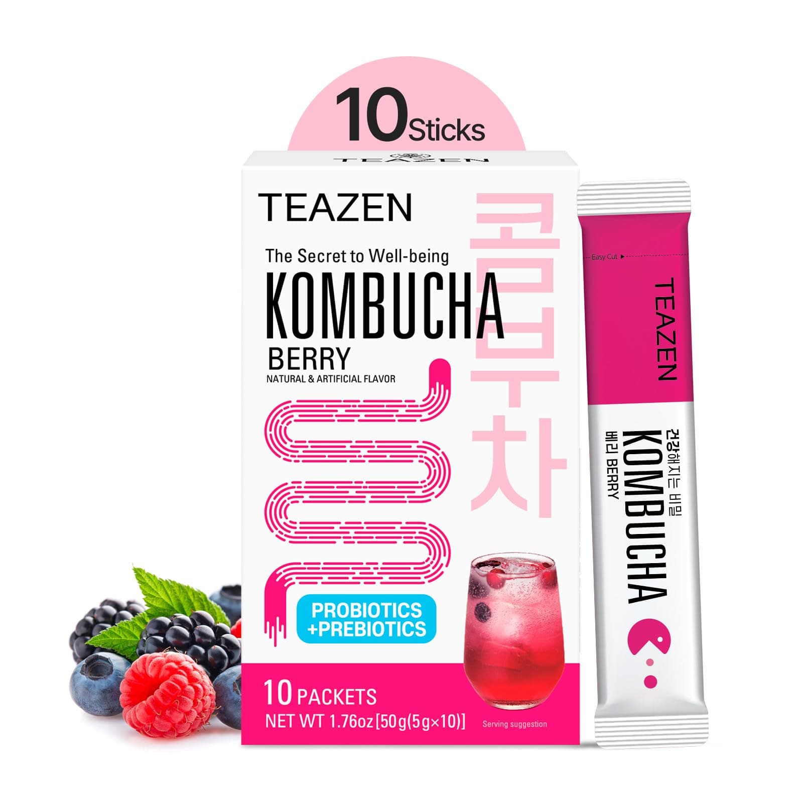 Kombucha Berry Probiotics (10 sticks)