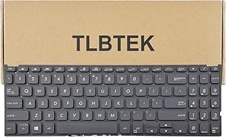 TLBTEK Backlight Laptop Keyboard Replacement Compatible with Asus Vivobook 15 F512 F512DA F512JA F512FA F512UA, Vivobook X512 X512FA X512DA X512JA X512UA Series Laptop