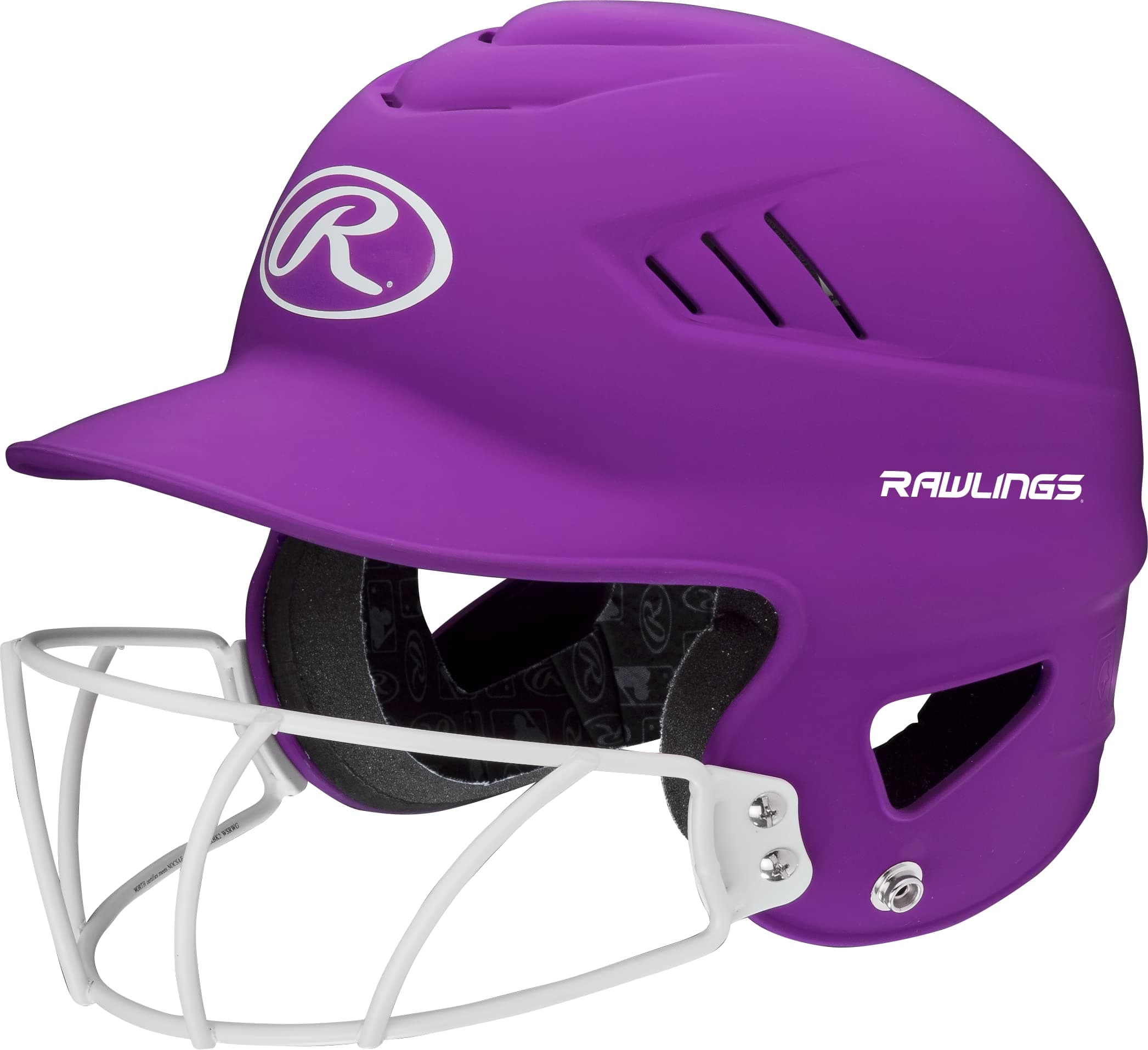 Rawlings | COOLFLO Batting Helmet with Facemask | Fastpitch Softball | One Size Fits Most (6 1/2” – 7 1/2”)