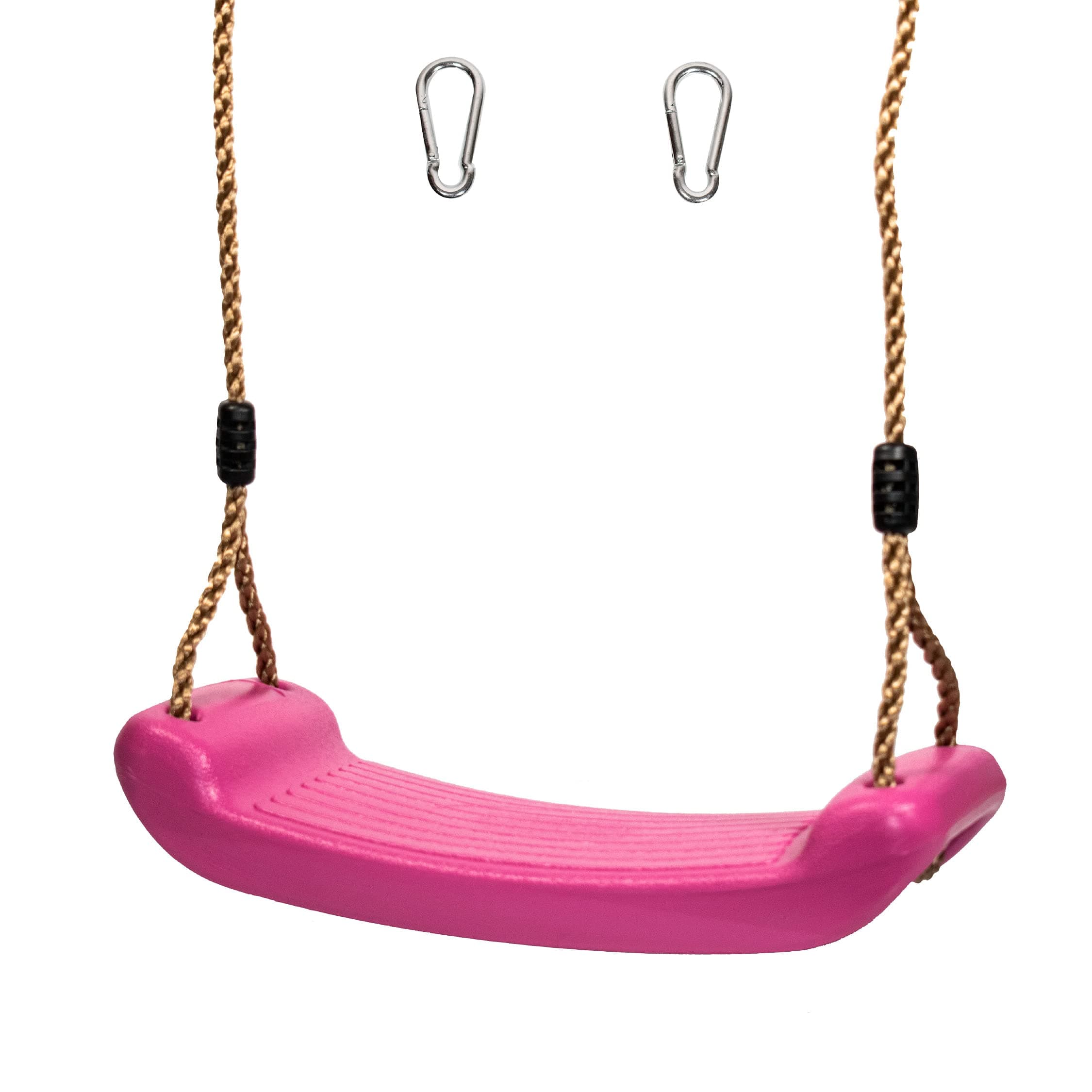 Squirrel Products Plastic Swing Seat with Rope - Pink