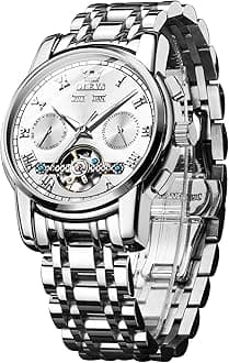 – Men's Casual Fashion Waterproof Gold Stainless Steel Band Quartz Gold Watches Gifts for Men