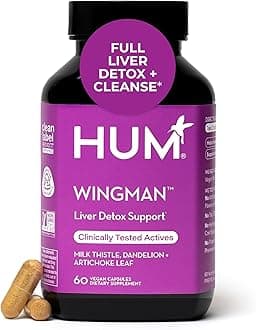 Wing Man - Liver Detox Supplement with Milk Thistle, Dandelion & Artichoke Leaf - Helps Flush Liver of Toxins - Liver Cleanse Supplement (60 Vegan Capsules)