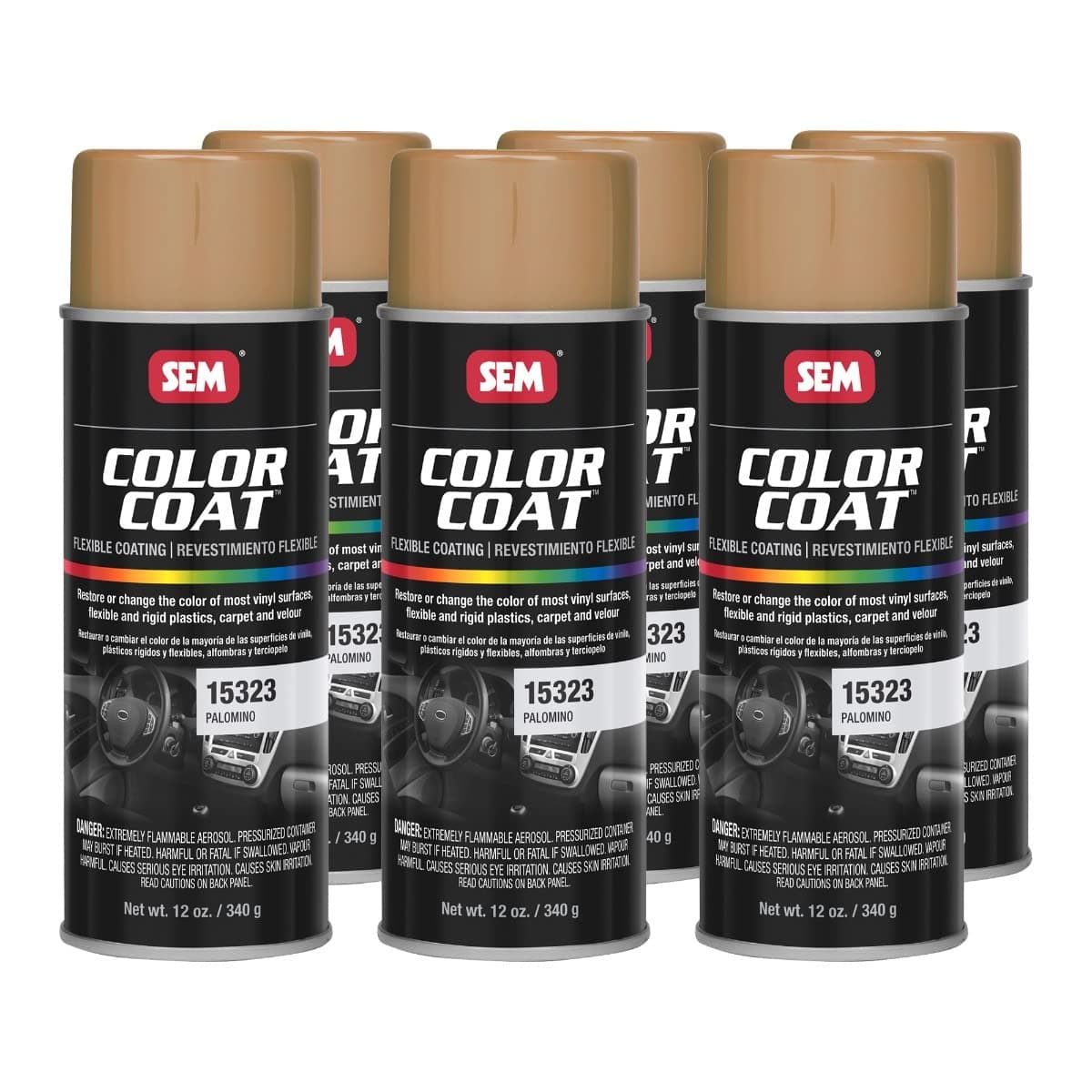 15323 Color Coat Palomino 12 oz (6 Pack)