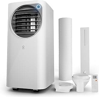 Avalla S-770 Air Conditioning Unit, 4-in-1 Portable Air Conditioner - 12000 BTU – Dehumidifier 36L, Fan, Cooler & Sleep Mode for Multi-Room Coverage, Low Energy, 24hr Timer, Remote & Window Kit