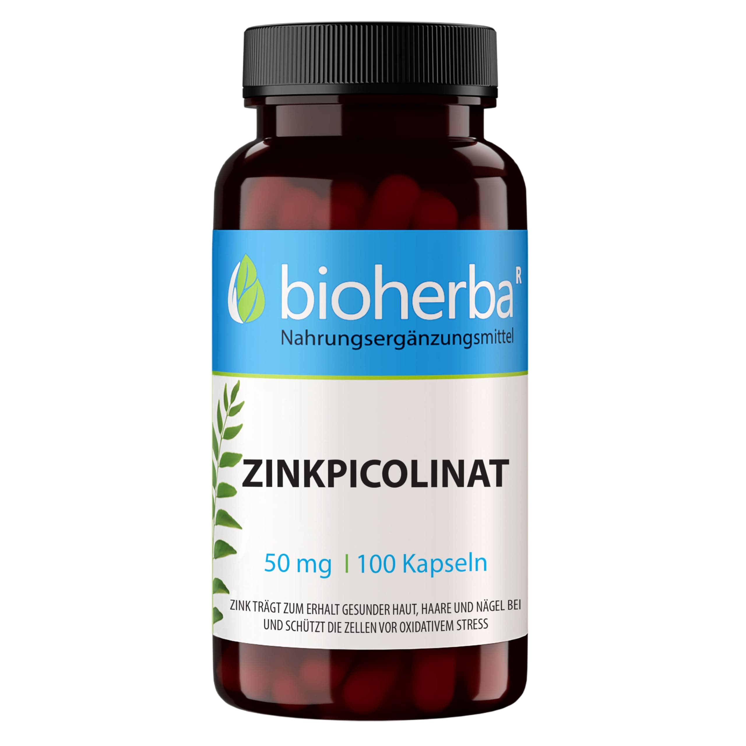 Zinc Picolinate 50 mg - 60 Capsules - High-Potency by BIOHERBA