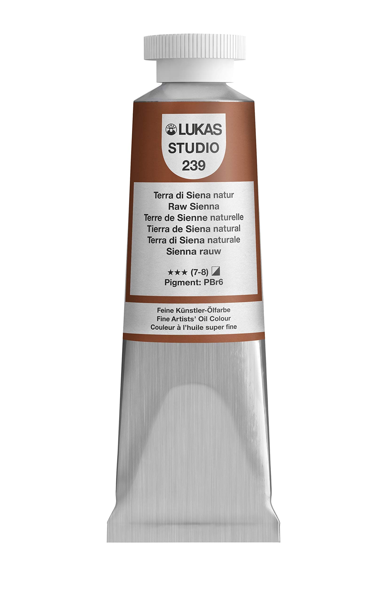 Lukas Studio Oil : Raw Sienna 37ml : While Stocks Last