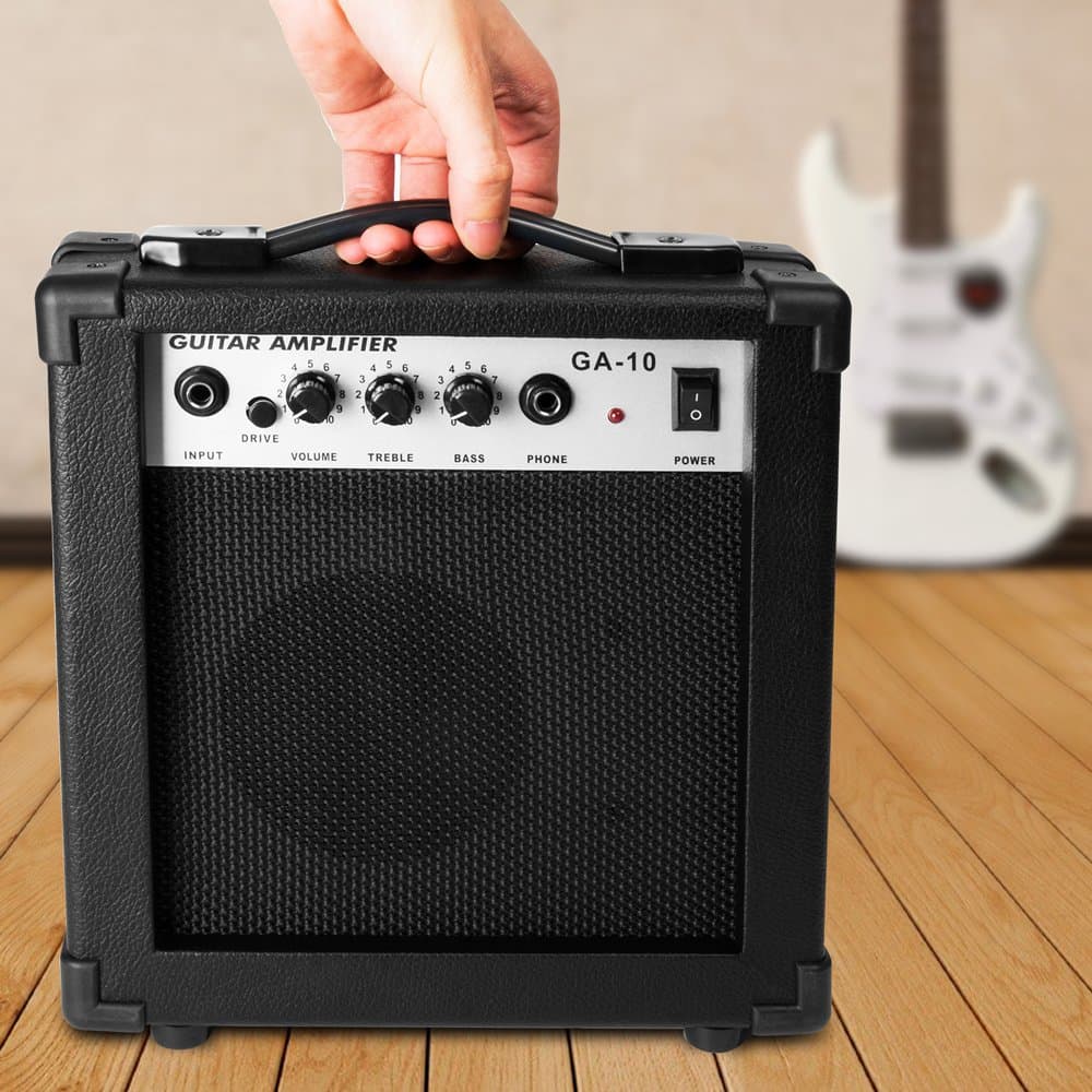 10 Watt Electric Guitar Amplifier, with Back Support - Stand