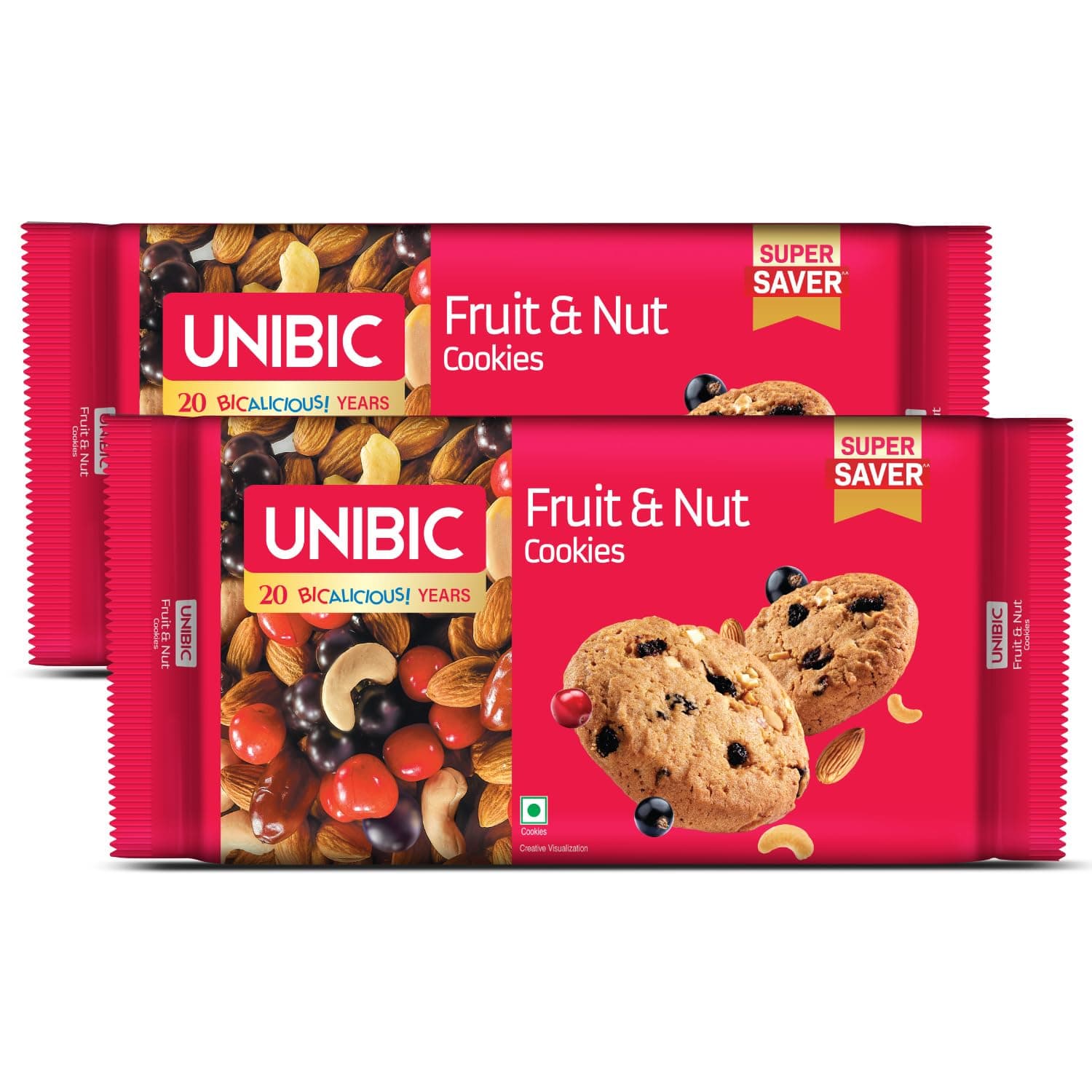 Unibic Fruit & Nut Cookies I Made with Premium Dried Fruits & Nuts Biscuit I Tea Time Snack I 1kg