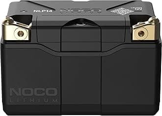NOCO NLP14 LiFePO4 Lithium Ion Battery for Motorcycles and Motorcycles, 12 Volts, 4 Ah, 500A, Scooter, ATV, High Performance, Long Life