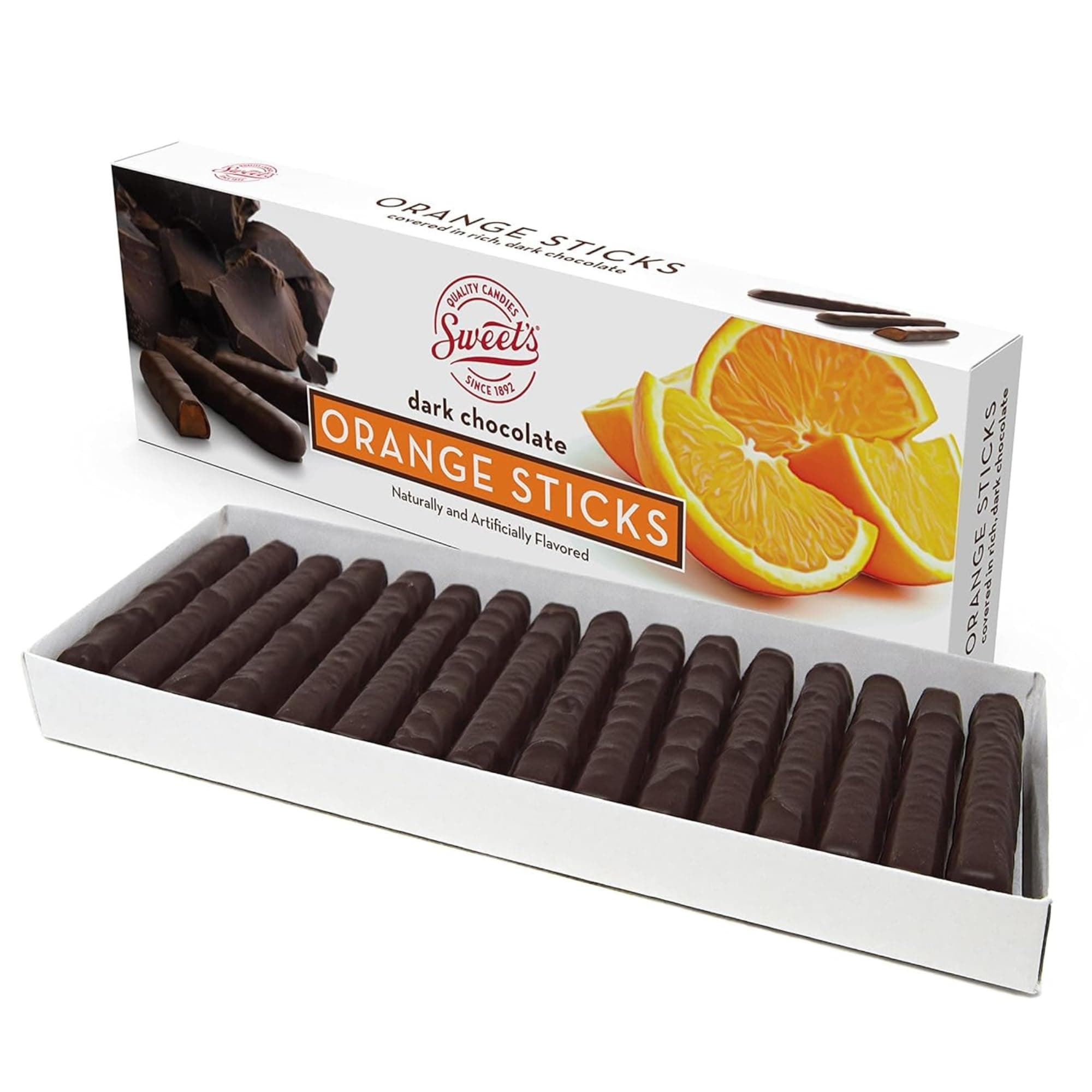 Sweet's Chocolate Orange Sticks, Milk, 10.5-Ounce