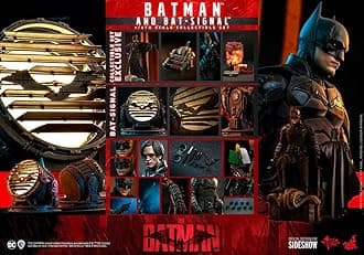 Hot Toys The Batman Movie Masterpiece Figure 1/6 Batman with Bat-Signal 31cm