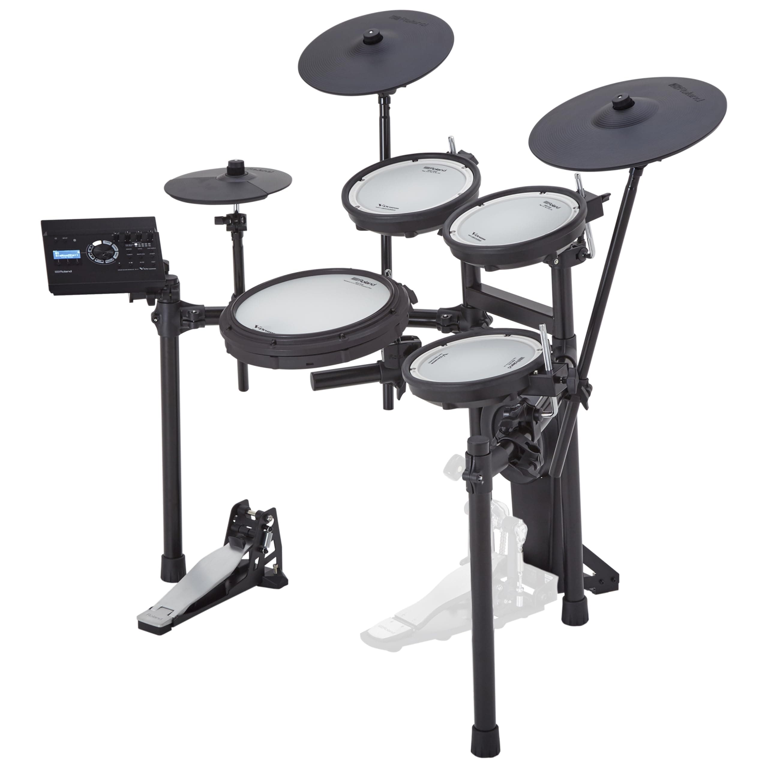 Roland TD-17KV2 V-Drums | Quiet 5-Piece Electronic Drum Kit with Crash, Ride & Hi-Hat with Controller Pedal
