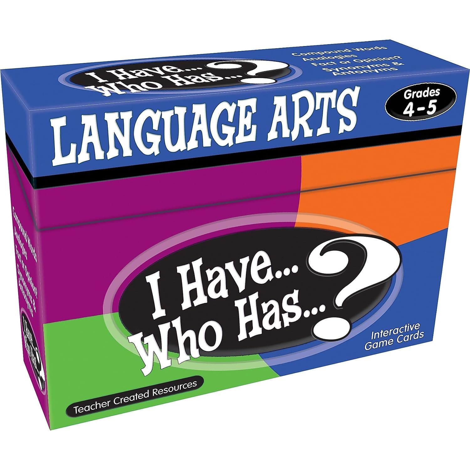 Teacher Created Resources I Have… Who Has…? Language Arts 4-5 (7831)