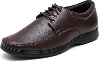 ShoozMen's Faux Leather Lace Up Formal Shoes | Office Shoes