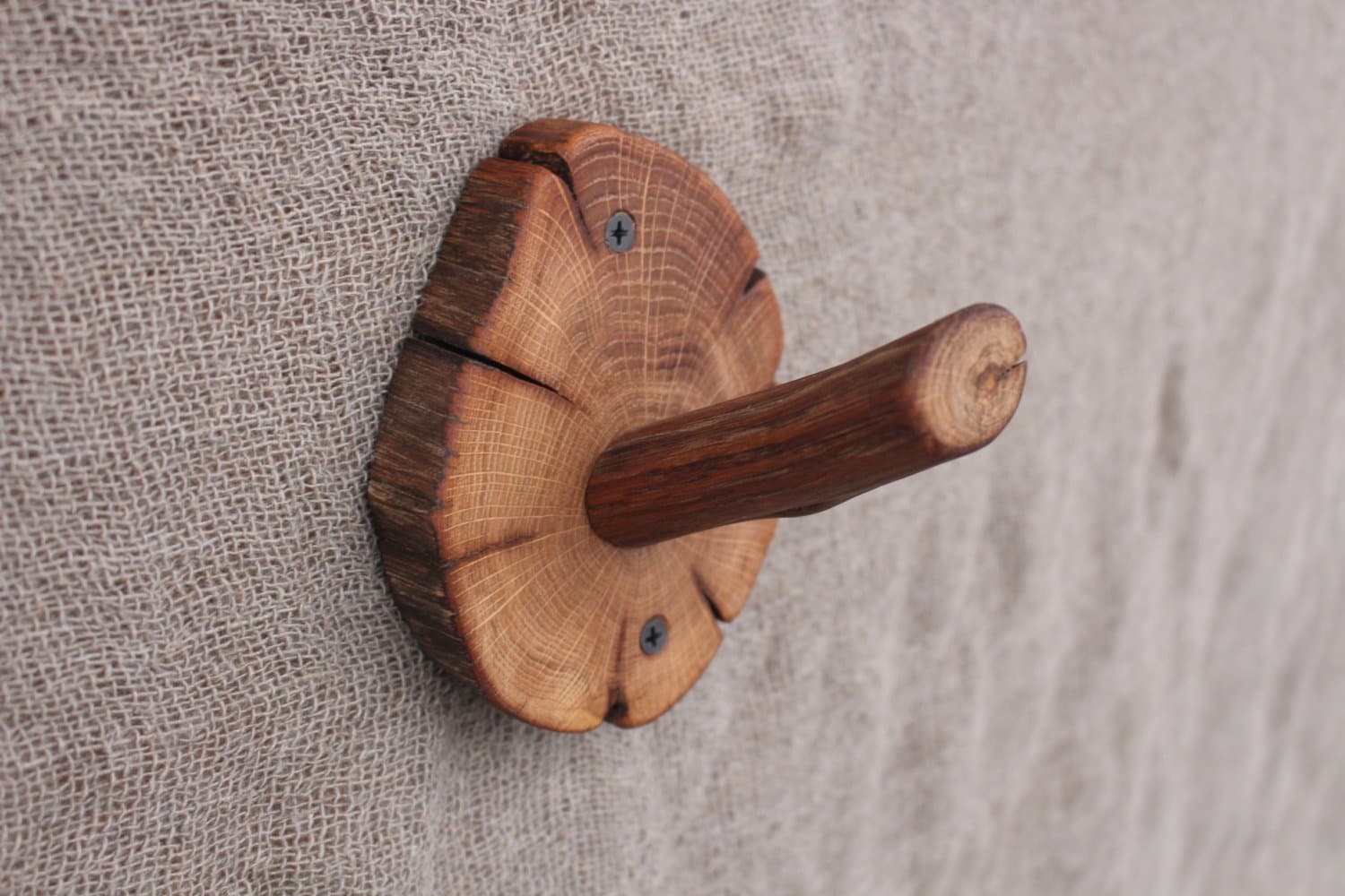 Wooden Coat Hanger, Rustic Coat Rack, Towel Hooks, Wall Hanger, Natural Branch Hooks, Hats Hook, Handbag Hook, Coat Hook, Live Edge Holder