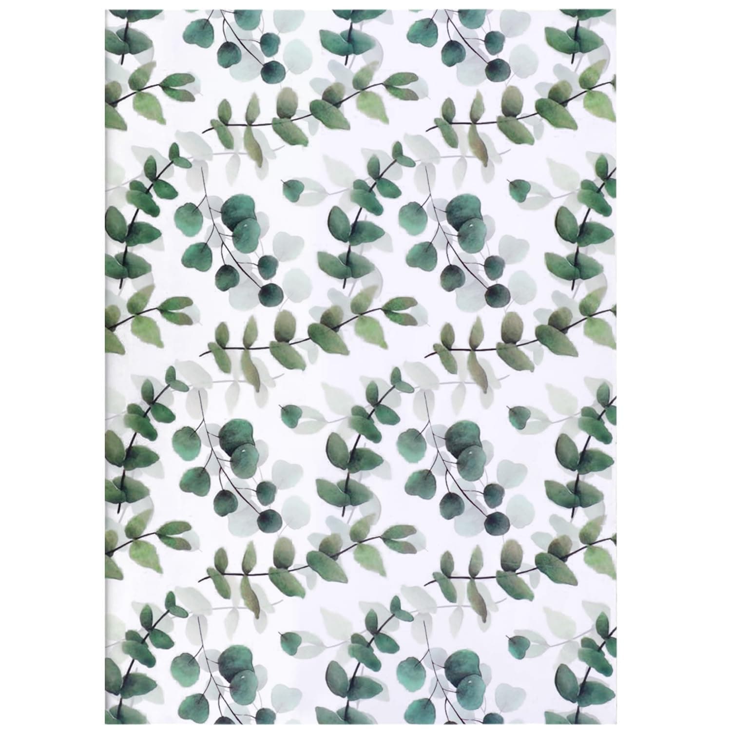 Jwssor Leaf Tissue Paper,30sheets Botanical Printed Leaves Wrapping Paper,20x14inch Gift Wrapping Tissue for Birthday Festival