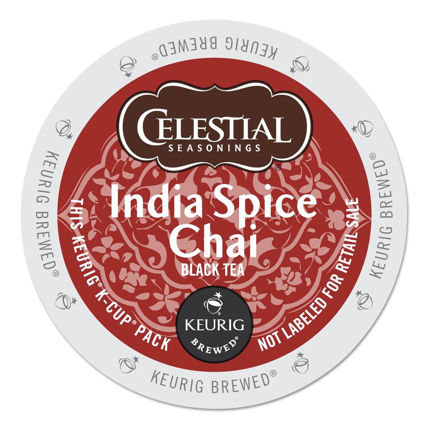Celestial Seasonings India Spice Chai, K-Cup Portion Pack for Keurig K-Cup Brewers, 24-Count