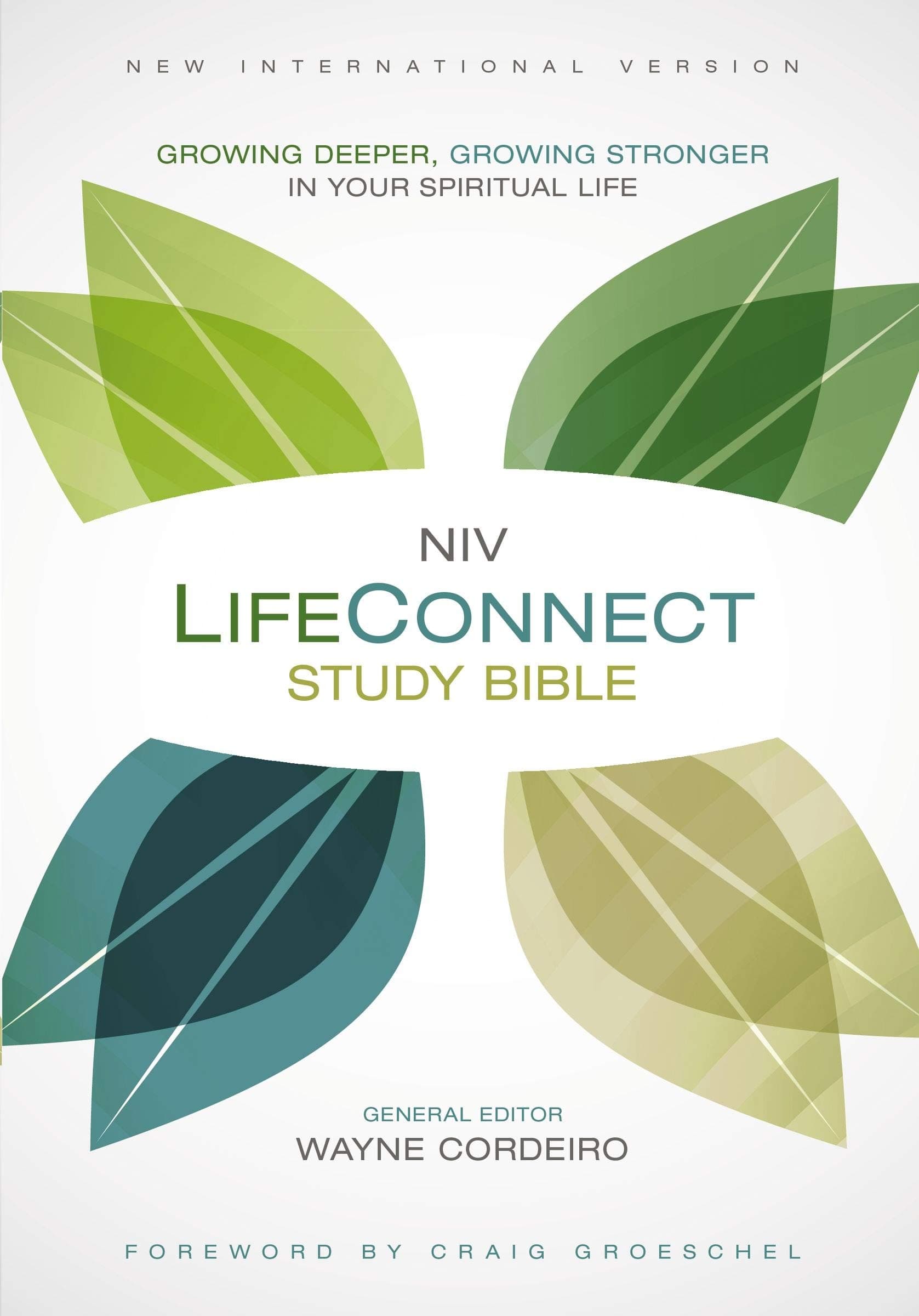 NIV, LifeConnect Study Bible, Hardcover, Red Letter Edition: Growing Deeper, Growing Stronger in Your Spiritual Life Hardcover – April 5, 2016