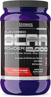 Ultimate Nutrition 100% Crystalline BCAA 12000-457g (Fruit Punch)