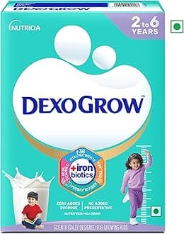 - Nutritious Milk Drink for 2-6 year Old Kids with IRON BIOTICS, Zero Added Sucrose - 400g BIB