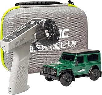 R01 RC Cars LDARC 1/64 Mini Sports Car 2.4GHz Remote Control Full Scale RTR Kit with Portable Storage Bag,Model Car Gifts Suitable for Birthdays and Christmas(Green)