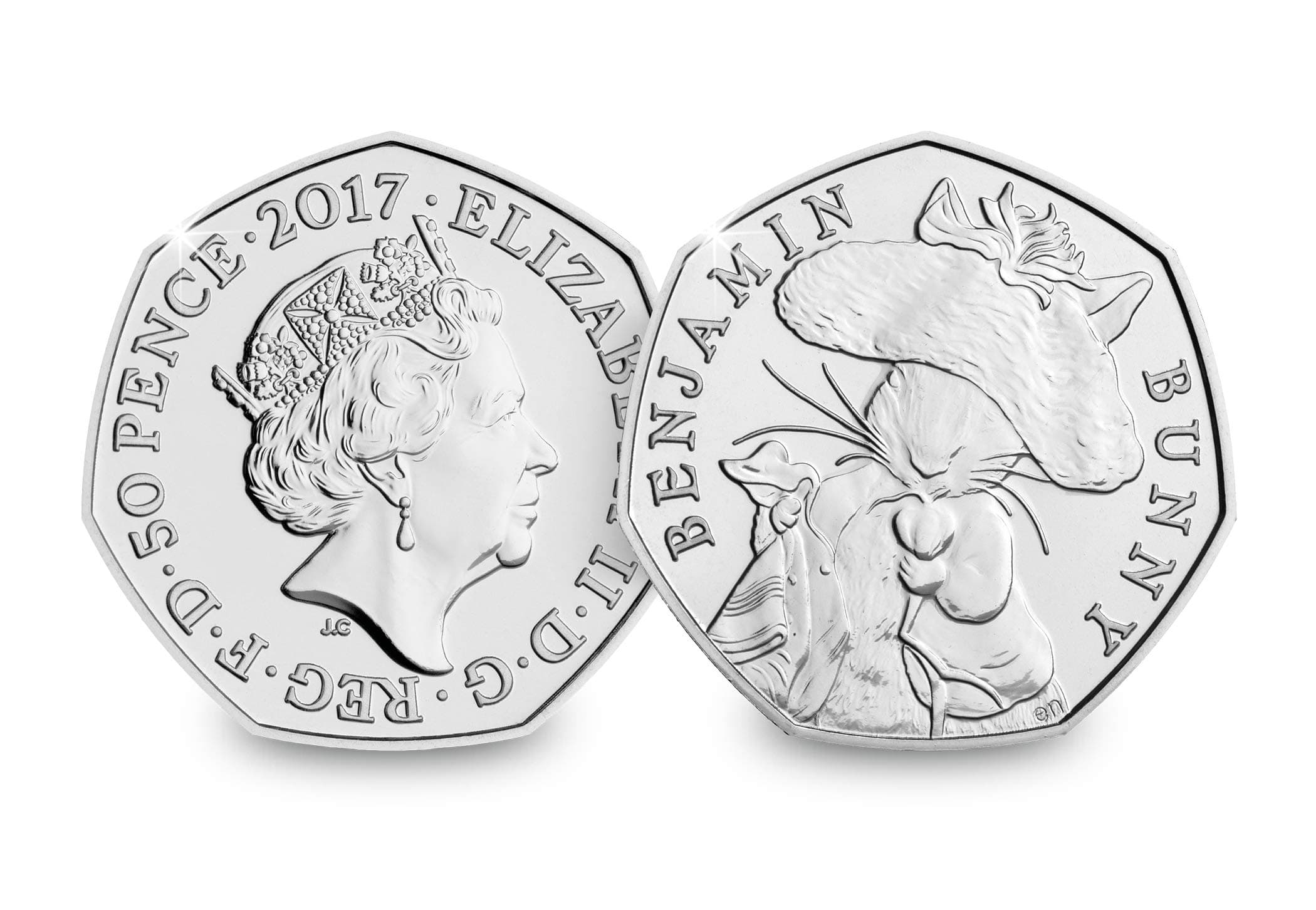 Change Checker 2017 UK Benjamin Bunny CERTIFIED BU 50p