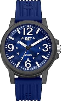 CAT Groovy Men Watch, 44.5 mm case, Polycarbonate case, Silicone Strap