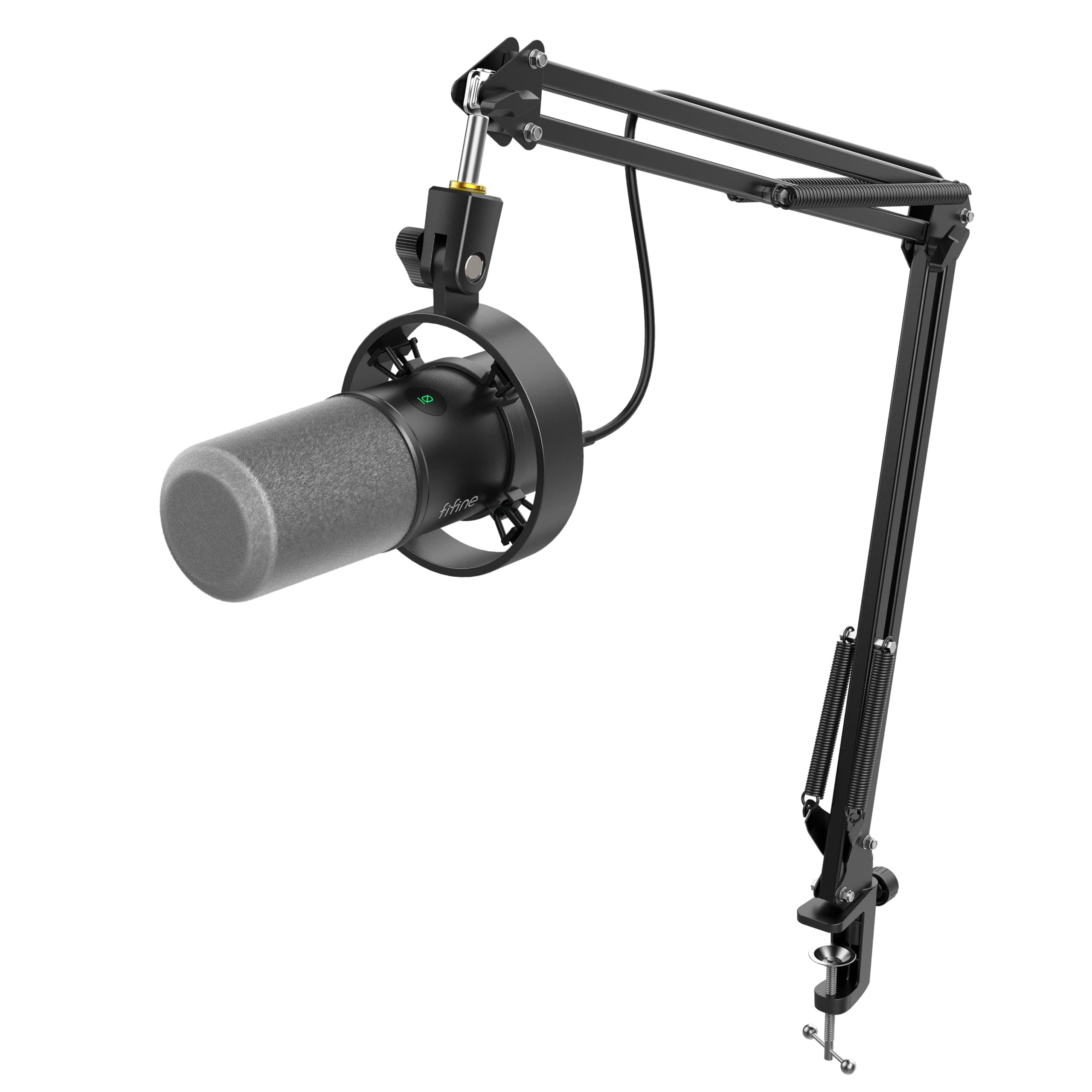Podcast Microphone K688 with Boom Arm, USB/XLR Dynamic Mic Kit with Mute Button, 3.5mm Headphones Jack for Studio/Music Recording/Streaming Compatible with PC/Computer/XLR Mixer - K688CT