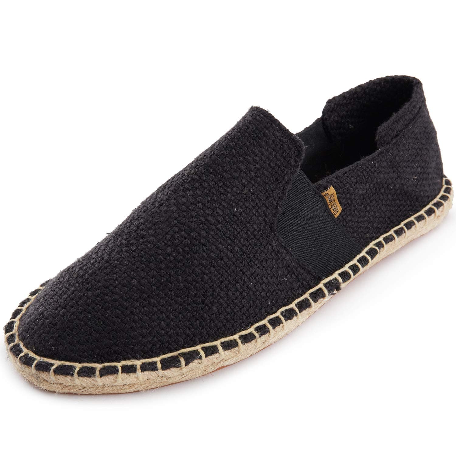Alexis Leroy Men's Canvas Slip on Flat Espadrilles