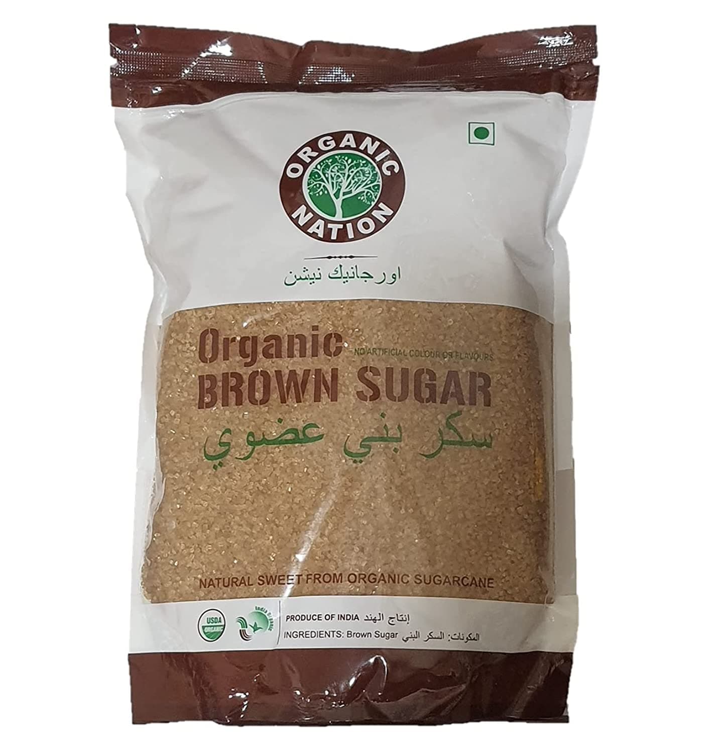 Organic Nation Organic Brown Sugar 1 kg