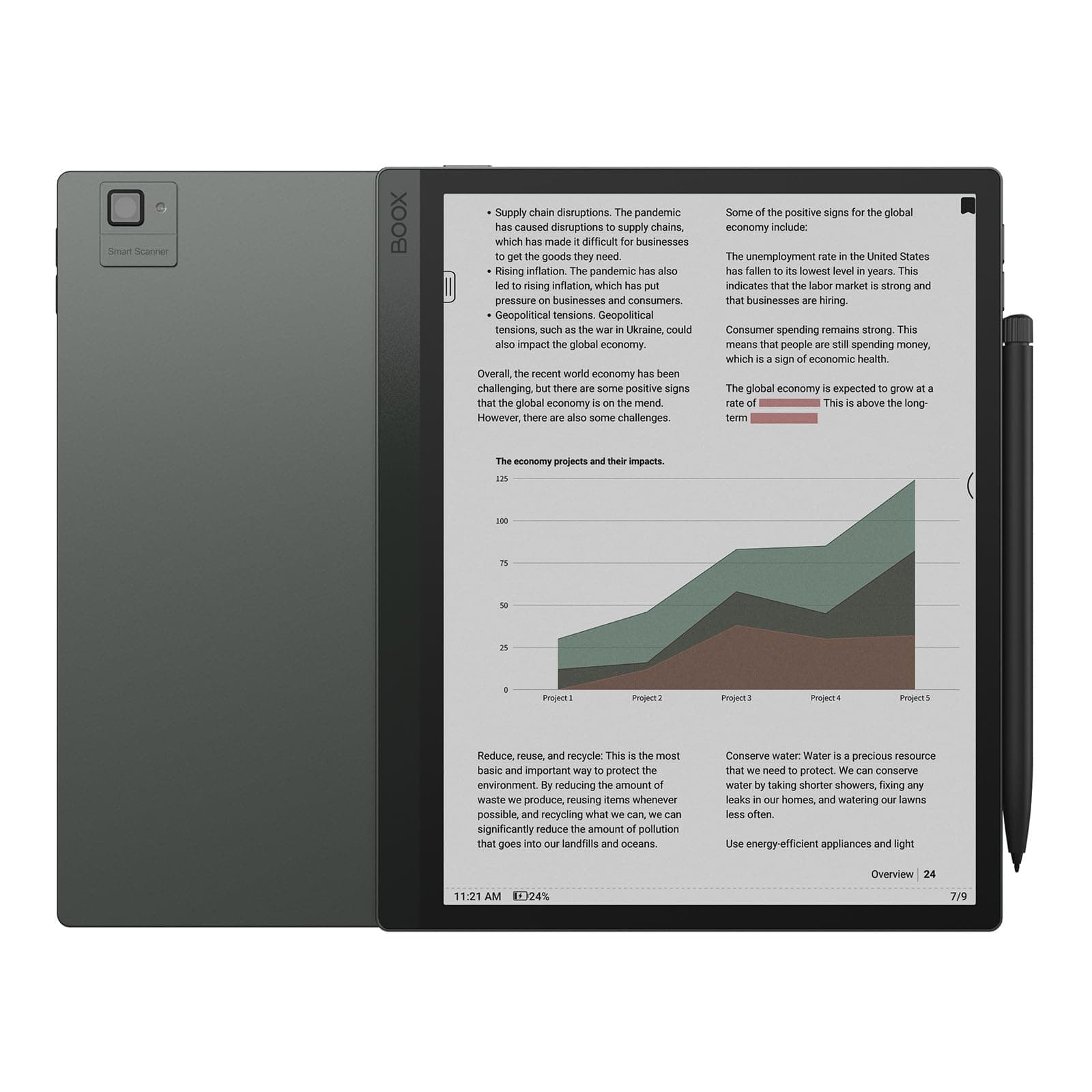 BOOX タブレット タブ Ultra C Pro ePaper タブレット PC 10.3 デジタルペーパー 6G 128G リアカメラ付き ペーパータブレット