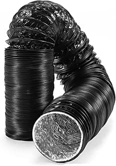 STERR Reinforced Flexible Hose for Ventilation Ducts 100 mm x 10 m - Exhaust Hose - Duct Hose for Heating and Cooling - Ventilation and Air Conditioning - CFD100_10