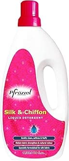 Pfroziel Silk and Chiffon Liquid Detergent,maintain shine & protect colour, No Harmful chemical, 1 Liter (1)