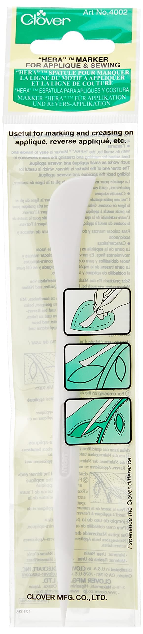 4002 Hera Marker for Applique & Sewing, White, 1