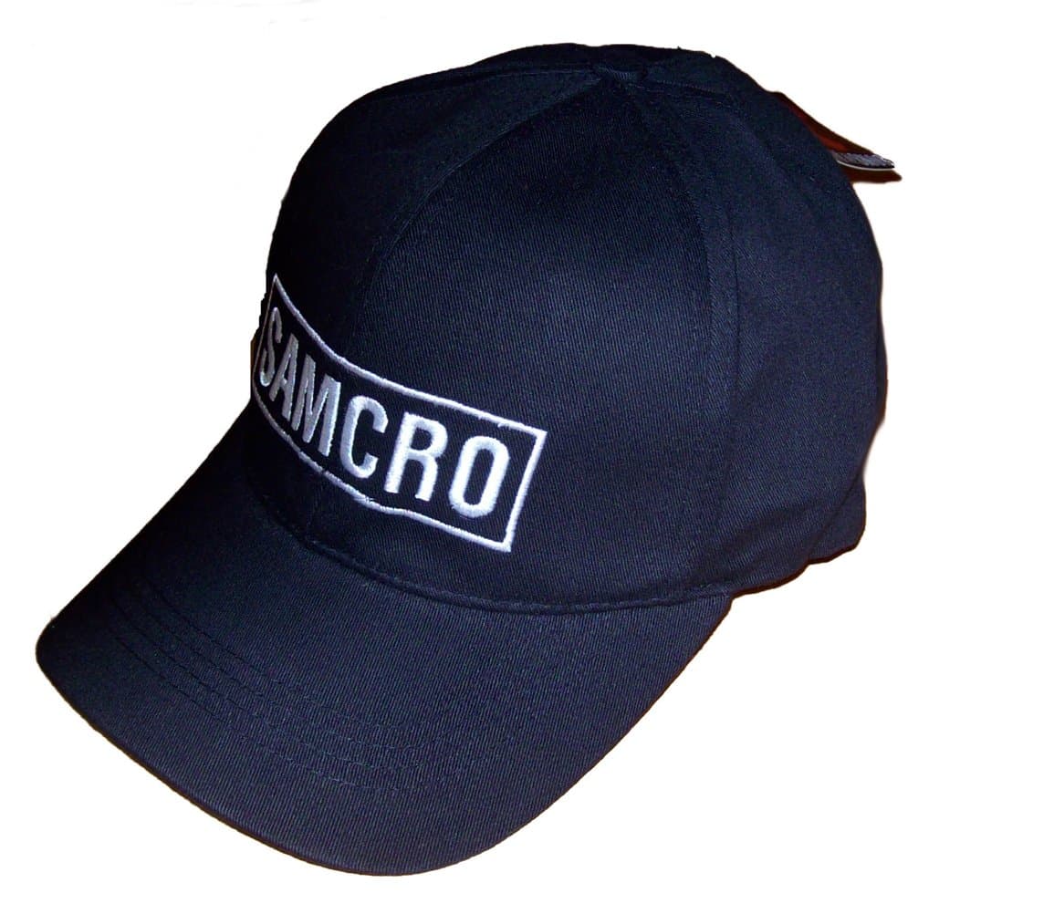 Men's Sons of Anarchy SAMCRO Flex-Fitted Baseball Cap / Hat