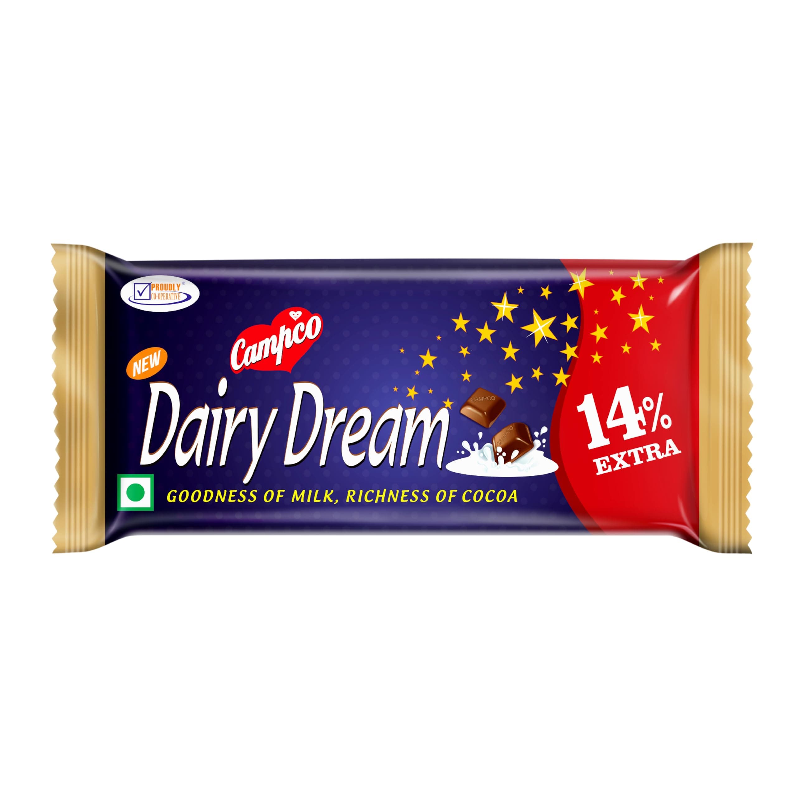 Dairy Dream Chocolate Bar, 40g (Pack of 24)