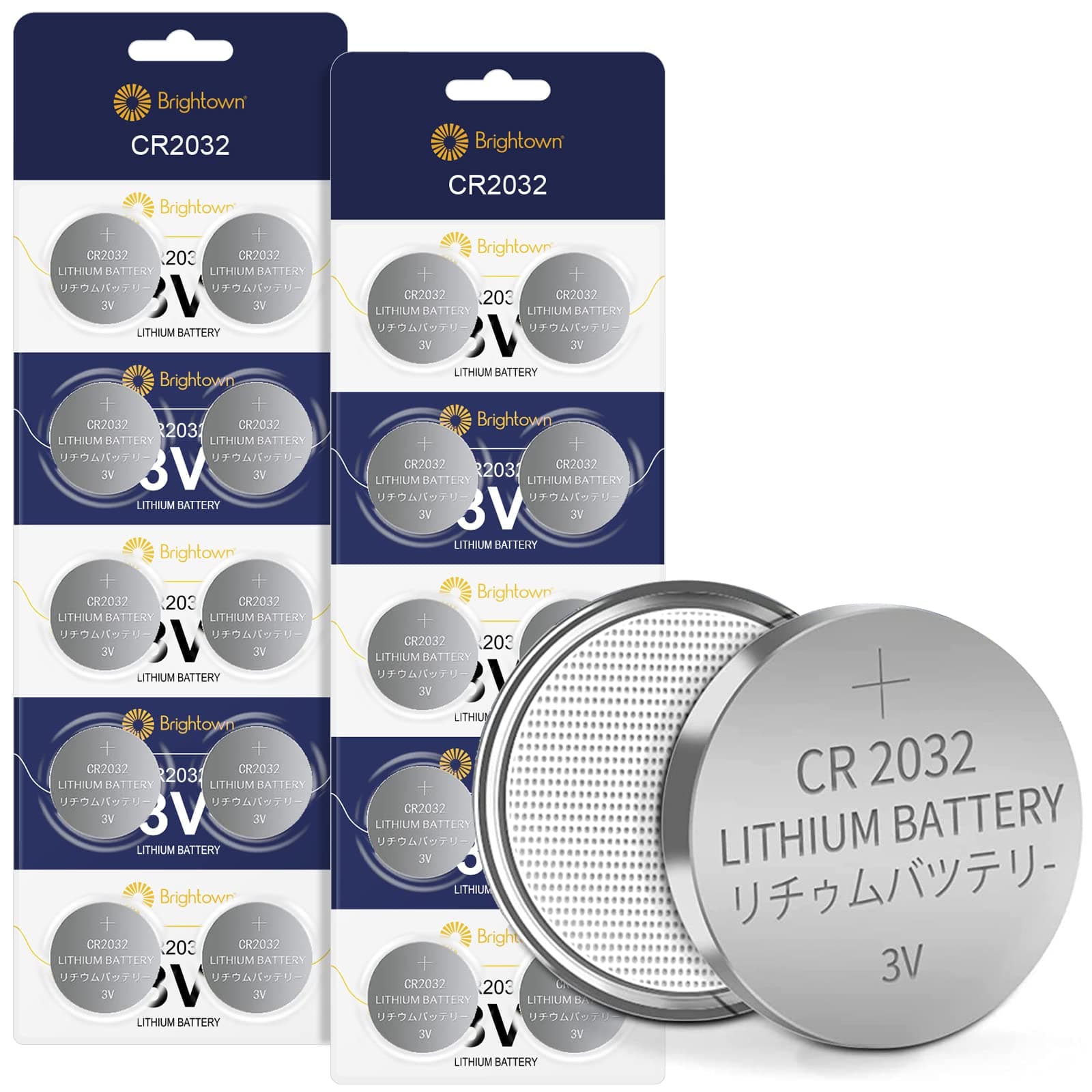 Pack of 20 CR2032 Lithium Button Cell Coin Battery 3V, Specially Made for All Kinds of LED Lights, Copper Wire String Lights, Fairy Lights, LED Candles, Christmas Lights ect, Long Lasting Working Span