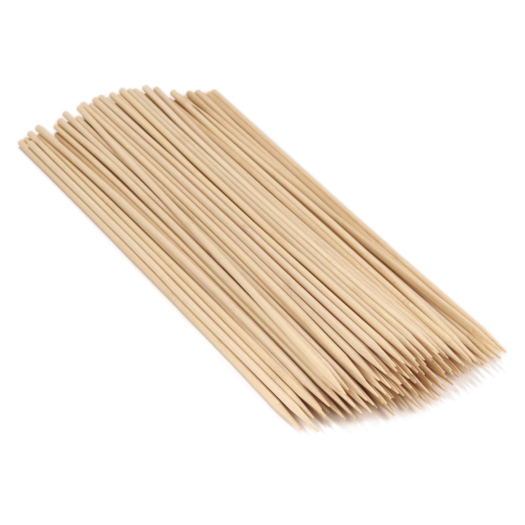 BambooMN - 5mm Sharp-Point Multipurpose Food Bamboo Skewers - 6.5" (16.5cm) - 1,000 Pieces